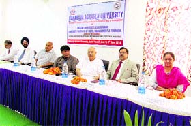 Delegates at the seven-day national workshop at MAU, Baddi