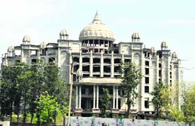 A view of the MBD Krishna Hotel in Jalandhar