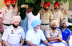 The accused in the taxi driver murder case in police custody in Tarn Taran on Thursday
