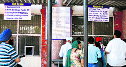 Two separate windows opened at the Department for Registration of Births and Deaths for the convenience of the applicants at Town Hall Complex in Amritsar