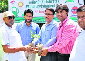 Apart from colleges, a petrol pump also observed the environment day in Bathinda on Thursday