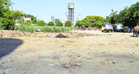 Shops and SCO sites in the market on the Old Jail Road lie in a state of neglect in Ludhiana