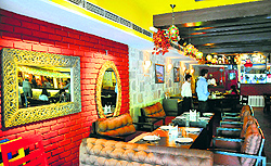 Gaurav Gogi and (R) an inside view of the Ten Towns