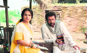 Naseeruddin Shah with Vidya Balan in Ishqiya