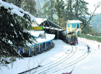 A view of the Shimla railway station