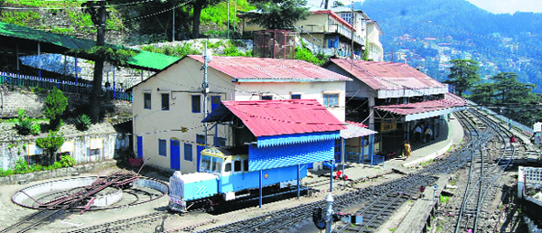 The main building of the Shimla railway station