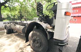 A vehicle purchased by the Fire Department is lying unused at its office in Sector 17, Chandigarh