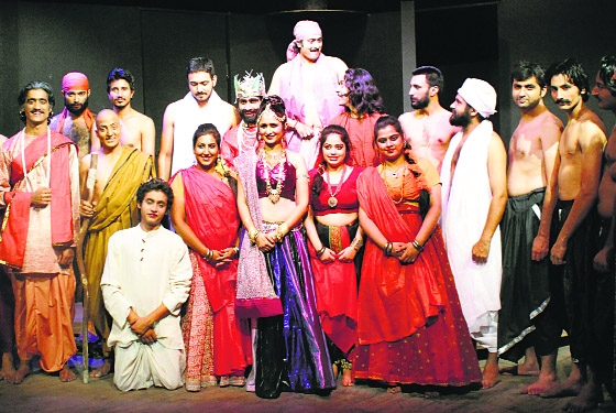 Students of the Department of Theatre, Panjab University
