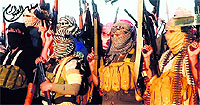 An image grab shows the Islamic State of Iraq and the Levant militants near the central Iraqi city of Tikrit.