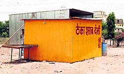 A liquor vend in the Industrial Area, Phase I, Panchkula