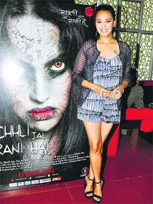 Swara Bhaskar promotes her latest film Machhli Jal Ki Rani Hai