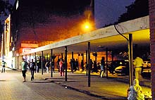 One of the connecting passages in Sector 17, Chandigarh, that may be removed to build dedicated corridors for emergency vehicles