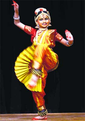 Grace personified: An artiste during a competition organised by the All-India Artists Association Mumbai-Shimla at the Kalibari Hall in Shimla recently
