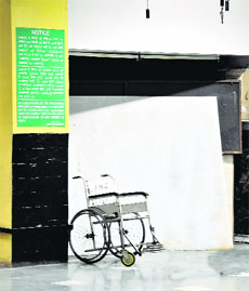 The medicine shop at Block A in the GMCH-32, Chandigarh, has been lying closed for the past one year.