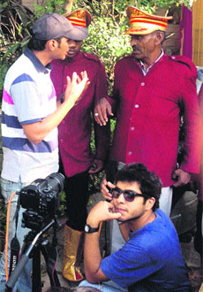 Students of GGDSD College, Sector 32, interact with band players in Chandigarh.