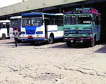The PRTC bus stand in Sangrur