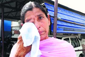 Gain Kaur is worried about her husband stranded in Iraq.