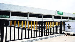 A view of the parking complex of the Mini-Secretariat in Ludhiana.