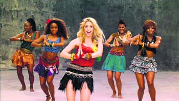 Shakiras Waka Waka was a rage in fifa 2010