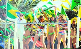 Pitbull Feat Jennifer Lopez in we are one doesnt ring a bell in FIFA 2014 
