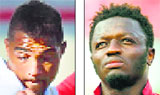 Kevin-Prince Boateng and Sulley Muntari
