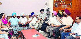 Members of the newly formed Ludhiana Book Club at BRS Nagar in Ludhiana on Friday.
