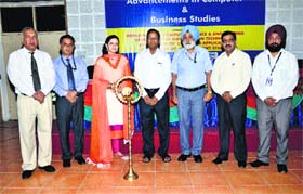 Participants in the National Conference on Advancement in Computer and Business Studies at Amritsar College of Engineering and Technology in Amritsar