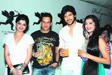 The party crowd at yash patnaiks gathering