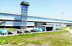The SAIL steel plant that has come up in the Kandrori area of Kangra district