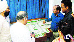 Principal Secretary, Higher Education, Roshan Sunkaria, during a visit to the Central University of Punjab in Bathinda on Friday