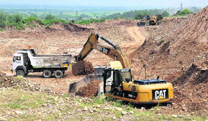 Mining in Haryana has been banned.