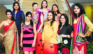 Designers who are showcasing at the exhibition. Photo: Pradeep Tewari 