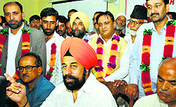 Number of people, including sarpanches, join the BJP in Srinagar on Saturday