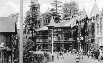 The General Post Office and the St Andrews Church. Sketch by Billy Malhans