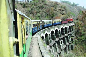 Shimla was connected by rail in 1903