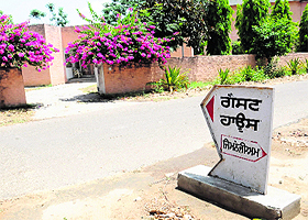 A view of the guest house at Government Polytechnic College in Bathinda.