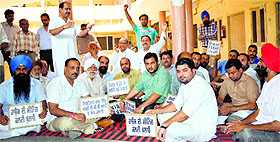A file photo of the protest.