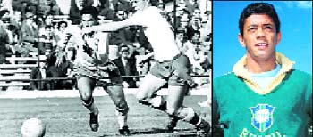 Amarildo and Garrincha stepped up for Brazil in the absence of injured Pele in 1962.