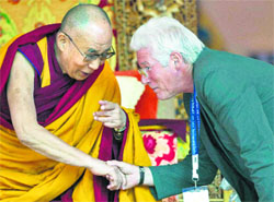 Richard Gere with Dalai Lama