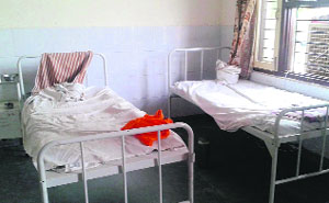 The drug de-addiction centre at Khayala Kalan in Mansa wears a deserted look as patients left it after the Chief Ministers visit.