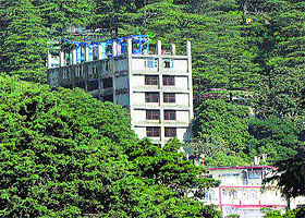 The Jakhu ropeway in Shimla.