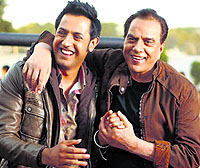 Gippy Grewal and Dharmendra