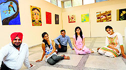 The artists who have showcased their creations at the exhibition