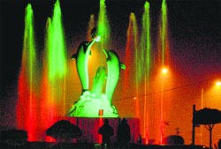 A view of the Dolphin Chowk in Mohali. a File Photograph