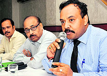 Experts during a meeting of the Indian Pharmaceutical Association in Dehradun on Sunday
