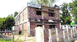 The newly opened Government College at Nagrota Surian, 40 km from Dharamsala.