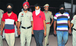 The accused in police custody in Mohali on Tuesday
