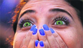 Nothing could convey the shock and horror of the Brazilian fans after the 7-1 humiliation against Germany than these horror-filled eyes.