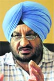 Raja KS Sidhu. Tribune photo: Vicky Gharu