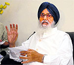 Parkash Singh Badal, Punjab CM